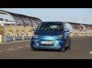 smart EQ forfour in steel blue Driving Video