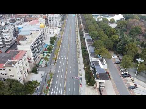 Ghost town: Drone images of Wuhan, epicentre of virus outbreak