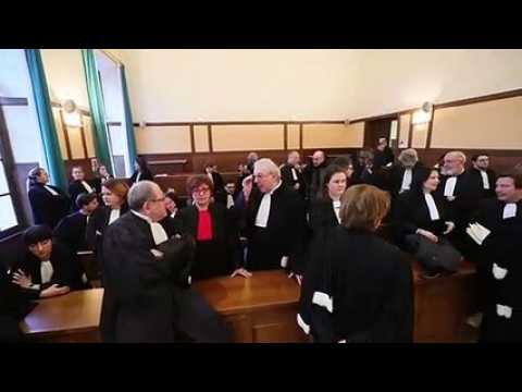 Les avocats en colère  investissent la cour criminelle