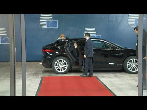 UK Ambassador to the EU arrives at EU Council