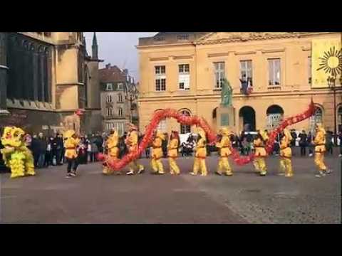 Metz : les étudiants inaugurent le nouvel an chinois