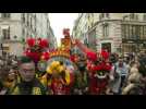 Paris celebrates Chinese New Year with a colorful parade