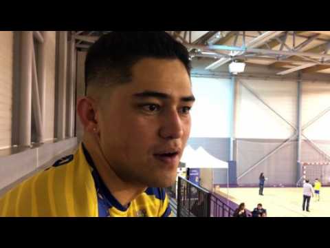 Volley-ball - La réaction de Tema Kainuku après la victoire d'Epinal sur Amiens (3-1)