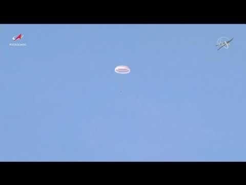 Record breaking US astronaut returns to Earth from ISS