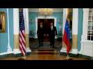 Pompeo meets with Juan Guaido of Venezuela at the State Department