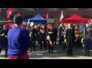 Flash mob "à cause de Macron" à Belfort