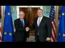 US: Mike Pompeo meets with EU's Josep Borrell at State Department