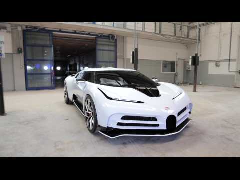 The new Bugatti Centodieci Design in Buggati Center