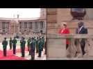 South African president welcomes Merkel