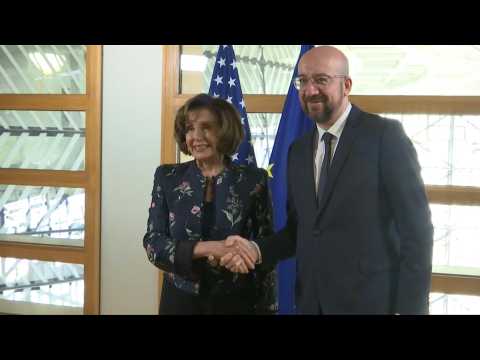 EU Council President welcomes US Speaker of the House in Brussels