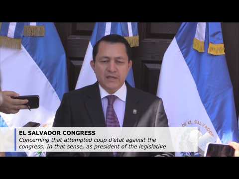 Salvadoran lawmakers blast president Bukele for "attempted coup"