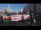 Russian opposition group protests against Putin's constitutional reforms