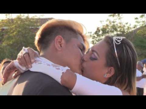 400 Nicaraguan couples tie the knot in Valentine's Day mass wedding