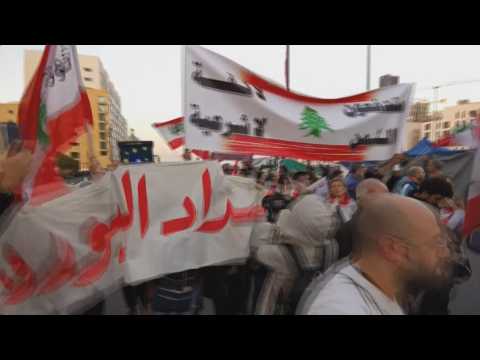 New day of anti-government protests in Beirut