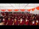 Nepali monks attend mass prayer for coronavirus victims