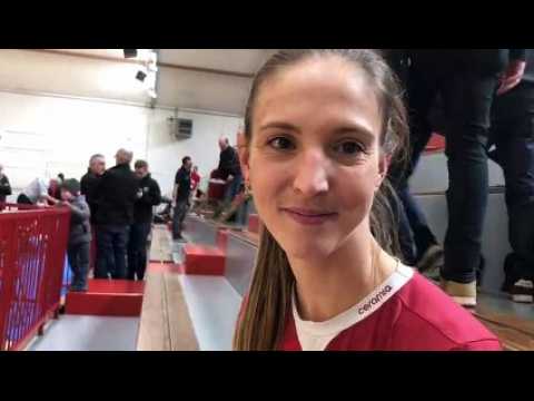 Volley-ball (Élite) : la joie de Sophie Rossard après la qualification de Saint-Dié pour les play-off