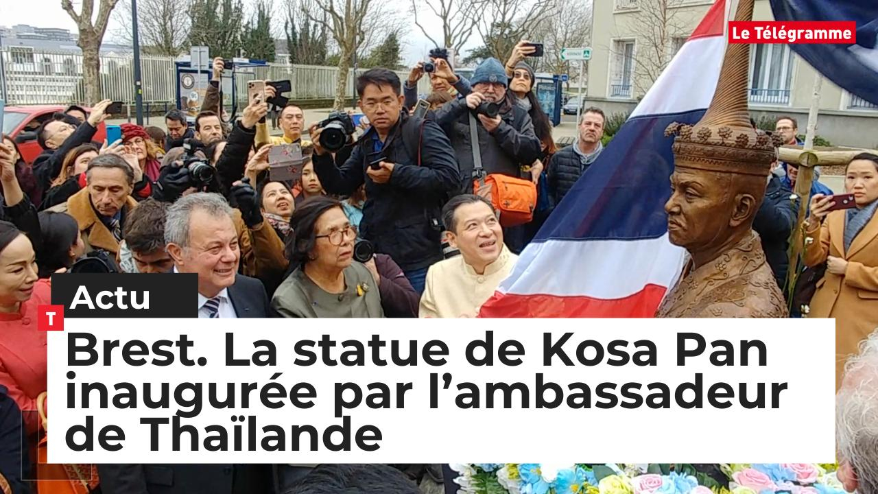 Brest. La statue de l’ambassadeur du roi de Siam inaugurée (Le Télégramme)