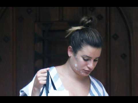 Lea Michele emotional over Cory Monteith in Glee