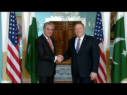 US Secretary of State Pompeo welcomes Pakistan Foreign Minister