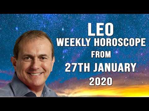 Leo Weekly Horoscopes &amp; Astrology from 27th January 2020