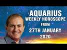 Aquarius Weekly Horoscopes &amp; Astrology from 27th January 2020
