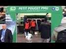 Football (Coupe de France) : le soleil fait son apparition au moment de l'entrée des joueurs de la JS Saint-Pierroise sur la pelouse d'Epinal pour l'échauffement