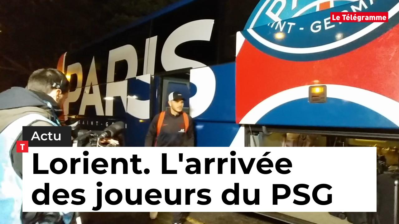 Lorient L'arrivée des joueurs du PSG (Le Télégramme)