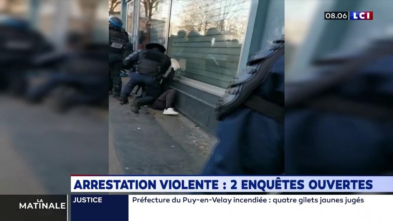 Manifestant à terre frappé par un policier à Paris : la version des forces de l'ordre (LCI)