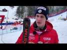 Ski alpin : la réaction du Vosgien Clément Noël après sa victoire sur le slalom de coupe du monde de Wengen (Suisse) Crédit FFSTV