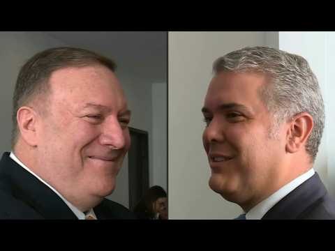 US' Pompeo, Colombia's Duque in head to head in Bogota