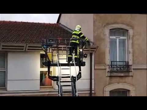Coup de vent à Nancy : les pompiers multiplient les interventions
