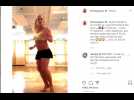 Britney Spears shares foot break video