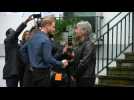 Prince Harry arrives at Abbey Road studios to record with Bon Jovi