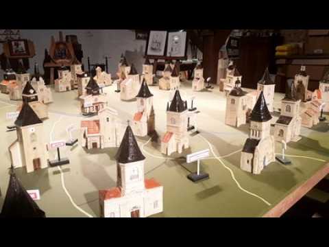 Les clochers de la Meuse en céramique