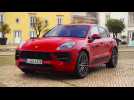 The new Porsche Macan GTS Design in Carmine Red