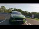 The new Porsche Macan GTS in Mamba Green Driving Video