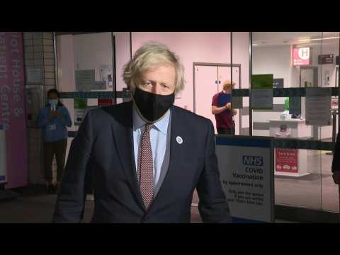 'This is a great thing to do': Boris Johnson receives AstraZeneca vaccine
