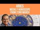 Aries Weekly Horoscope from 22nd March 2021