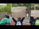 Protest to demand the arrest of former South African president Jacob Zuma