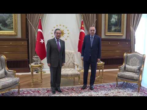 Turkish President Erdogan receives Chinese Foreign Minister Wang Yi in Ankara