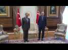 Turkish President Erdogan receives Chinese Foreign Minister Wang Yi in Ankara