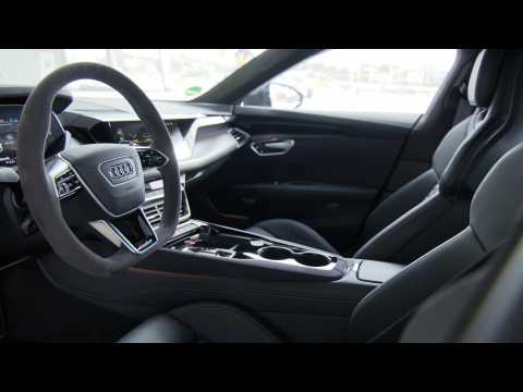 Audi RS e-tron GT Interior Design in Tactical Green