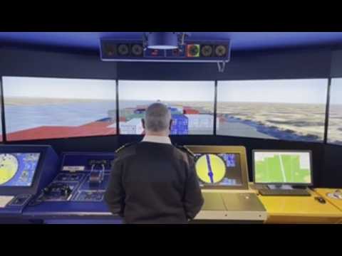 Maritime Academy of Antwerp studies Ever Given case in a simulator