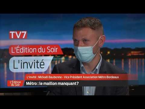 L'Édition du Soir | L'invité | Mickaël Baubonne, vice-président de l'association Métro de Bordeaux