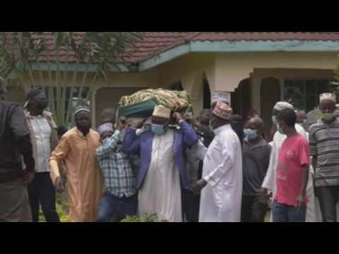 Funeral of Barack Obama's step-grandmother in Kenya