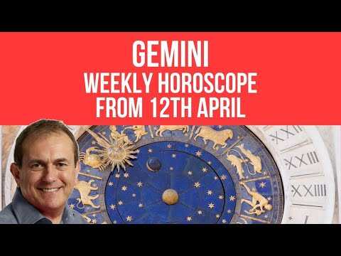 Gemini Weekly Horoscope from 12th April 2021