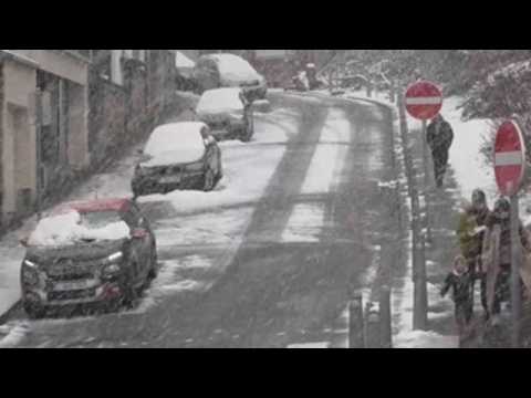 Up to 10 centimeters of snow in some parts of Belgium