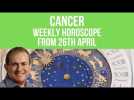 Cancer Weekly Horoscope from 26th April 2021