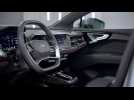 Audi Q4 Sportback e-tron Interior Design in Floret silver Studio