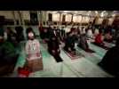 Egyptian Muslims pray the 'Tarawih' in Cairo